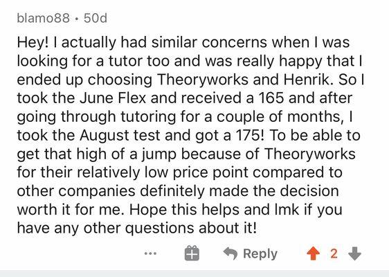 Student Reviews from Reddit.com