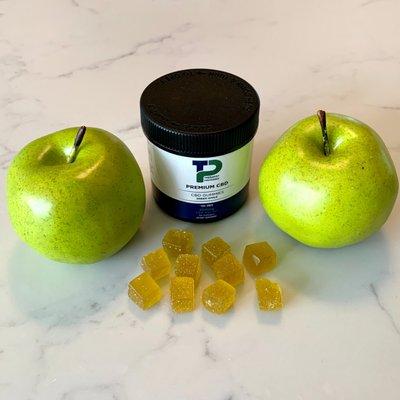 CBD Gummies in Delicious Green Apple Flavor!