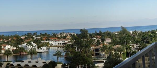 View from Landmark Condo in Aventura, FL.