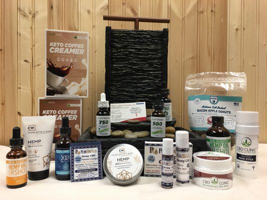 Professional Hemp derived CBD products.