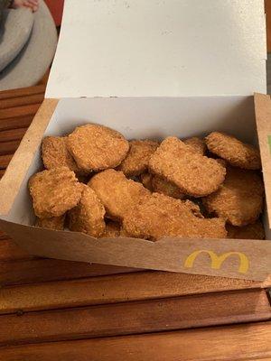 Nuggets are variety of fresh and old