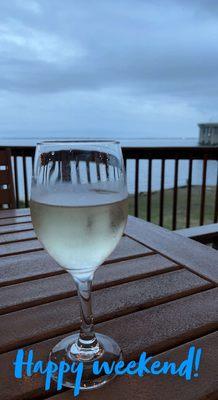 Wine on the deck