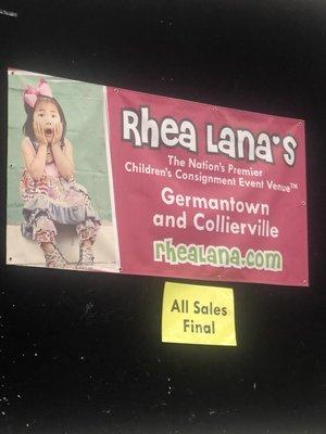 Rhea Lanas Consignment Sale