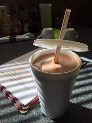 Don't forget the chocolate fudge banana milkshake