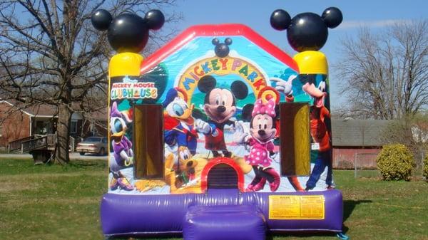 The most famous Disney Character, bring the Mickey bounce house to your party