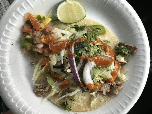 Bistec taco $2.50