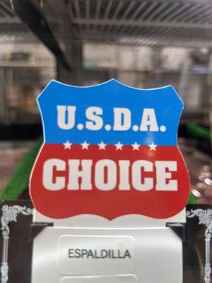 USDA CHOICE PRODUCT