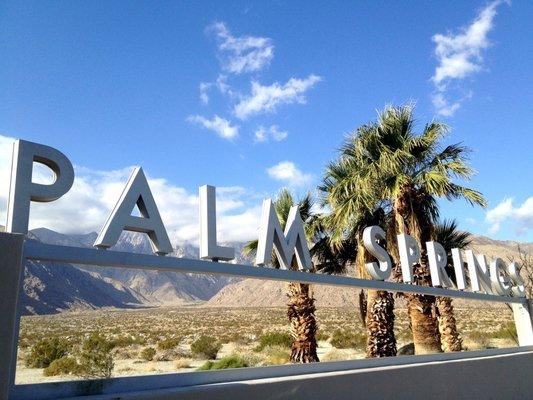 The sun always shines here in Palm Springs with over 320 days of sunshine a year.