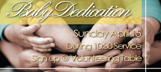 Baby Dedication!