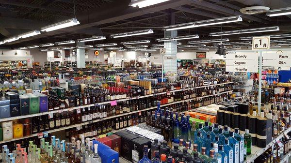 . . . more than 1500 liquor choices