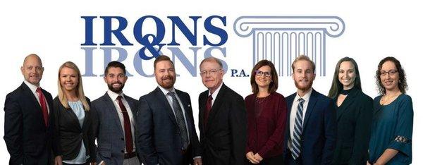 Irons & Irons P.A. - personal injury and medical malpractice law firm serving the state of North Carolina