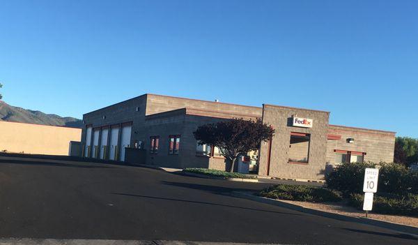 FedEx in Prescott Valley after paving completed