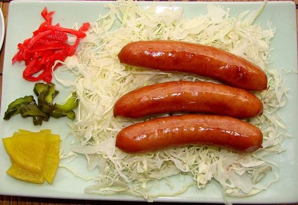 Redondo's Arabiki Sausage cooked and presented