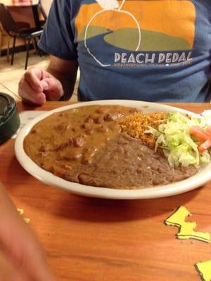 Carne guisada plate