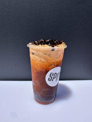 Authentic Thai Tea with boba