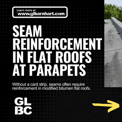 Reinforcement can be added to support the membrane at these locations in the absence of a cant strip.