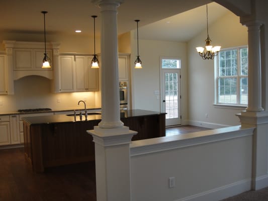 Custom Kitchen of a Rotelle Home.