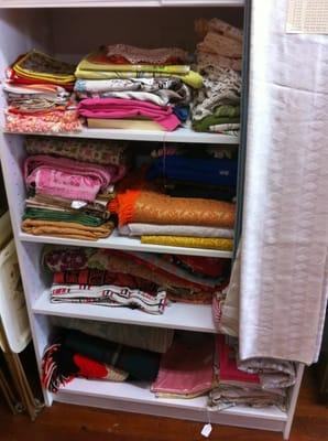 Fabrics, blankets, table clothes and more!