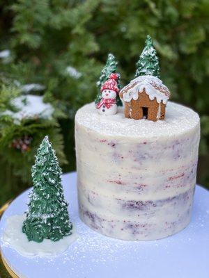 Custom christmas cake