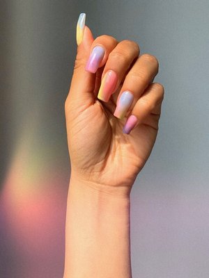 Gel Extensions and Ombre Nails