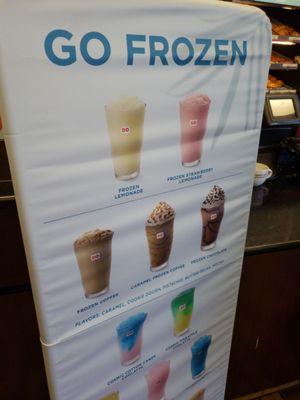 Frozen drink options!