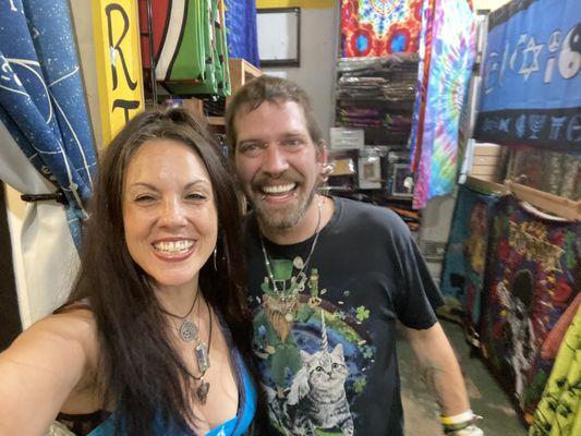 This is Merf! Instant Karma's wonderful manager and friend to all.  So much love at our lil hippie shop.