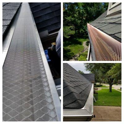 Gutter Guard Install Job