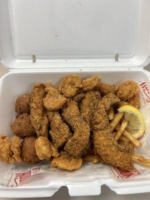 Catfish & Shrimp Platter