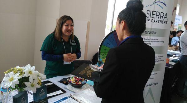 Teresa at the 2019 Fresno State Spring Career Fair