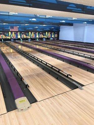 18 Lanes at Five Star Lanes
Bumpers available upon request