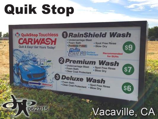 Car wash pricing