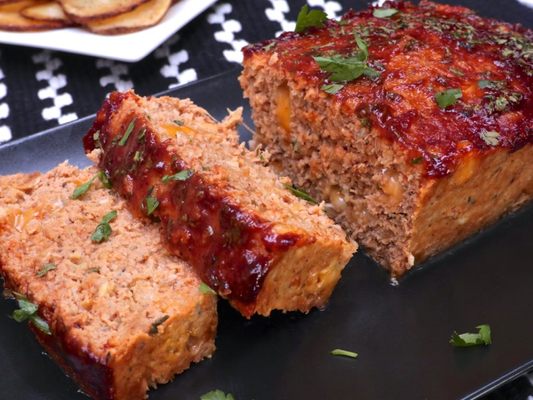 Meatloaf with BBQ Glaze