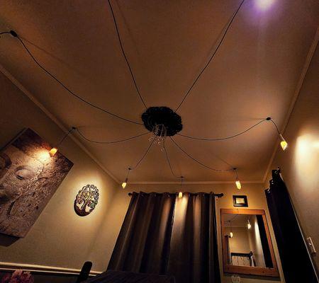 We have updated our ceiling fixture!