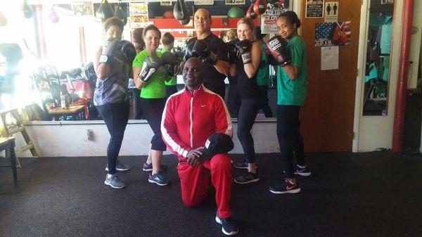 Kickboxing crew.