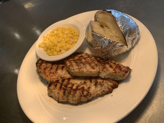 Char Broiled Chicken Breast Dinner