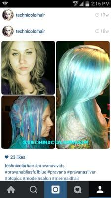 Who wouldn't love a pastel blue mermaid hair!!!!