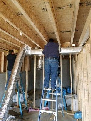 A/C Duct Installation