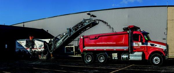 Asphalt milling services.