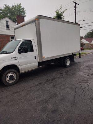 Our Box Truck is new and solid for long distances