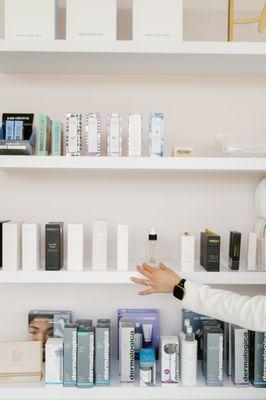 We offer Skinbetter Science, Sorella Apothecary  and Face Reality Skincare at this time