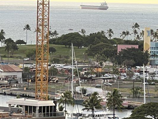 Kaka'ako park view from condo unit