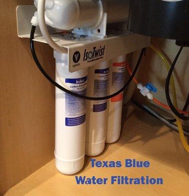 Our Reverse osmosis unit we install under your sink. For that bottled water taste, straight out of your home!