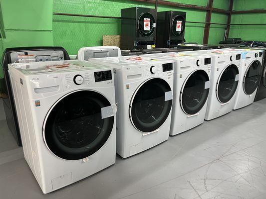 Laundry units at the store.