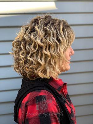 I love the way a Deva Cut complements curly hair!