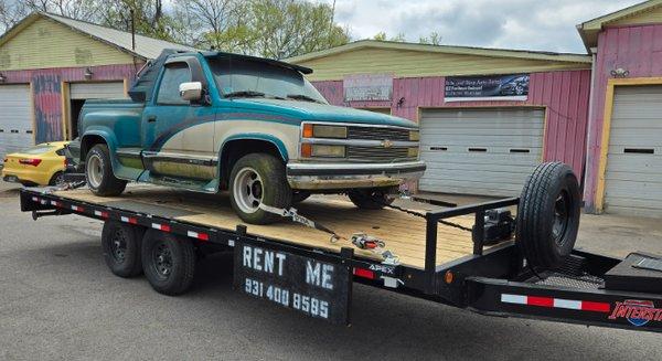 Trailers perfect for auto hauling!