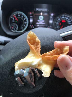 Cream cheese wonton