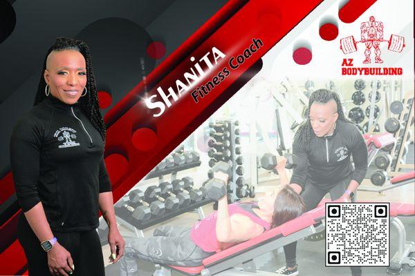 Expert Personal Trainer Shanita is one of the best trainers in Arizona. Female Trainer and Nutritionist..