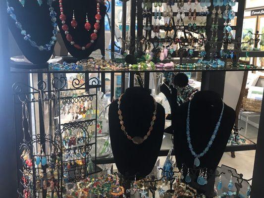 Gorgeous handmade jewelry by local artists.