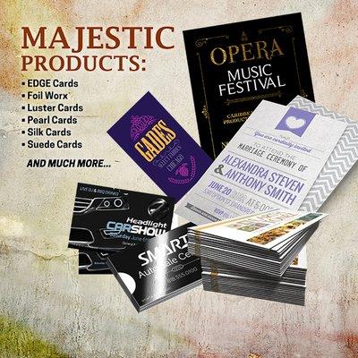 Use Majestic products to elevate the perception of your business.