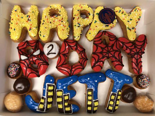 Special Theme Birthday Donuts!